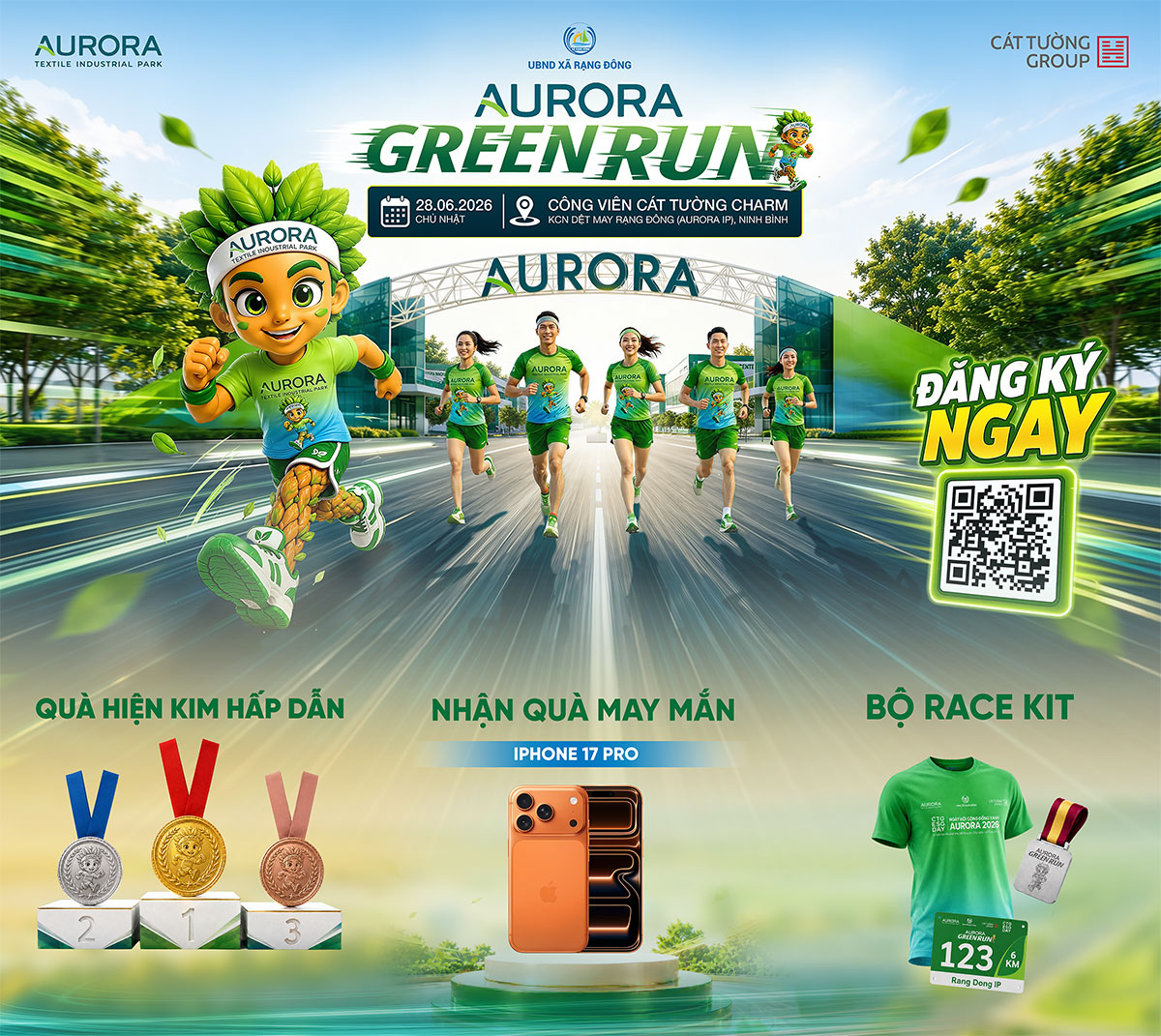 Giải chạy cộng đồng | Aurora Green Run 2026