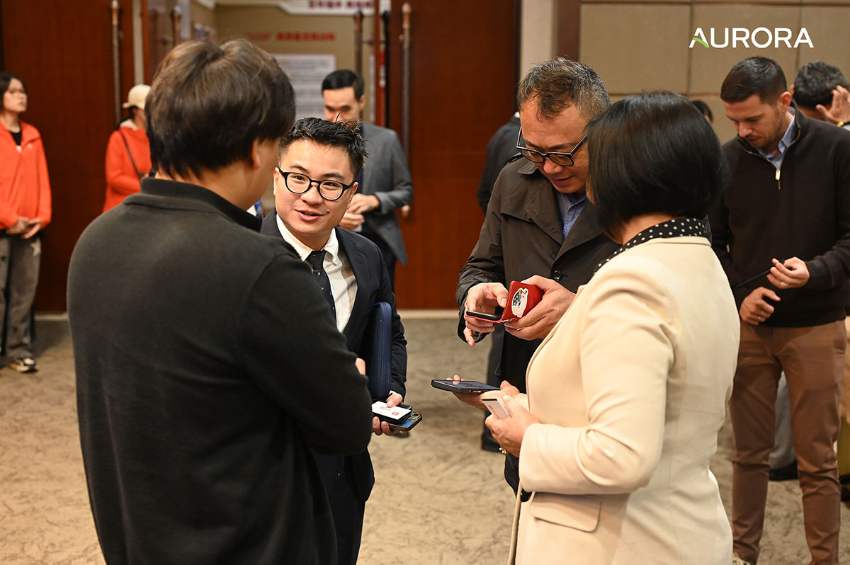 Đại diện Aurora tại sự kiện dệt may