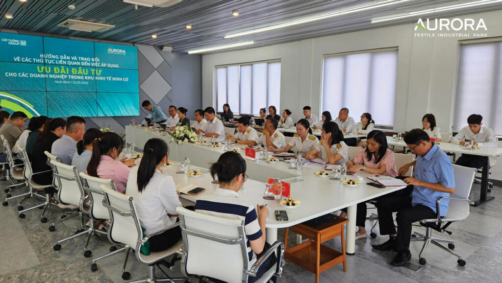 Aurora IP mở khóa lợi thế khu kinh tế cho doanh nghiệp dệt nhuộm FDI