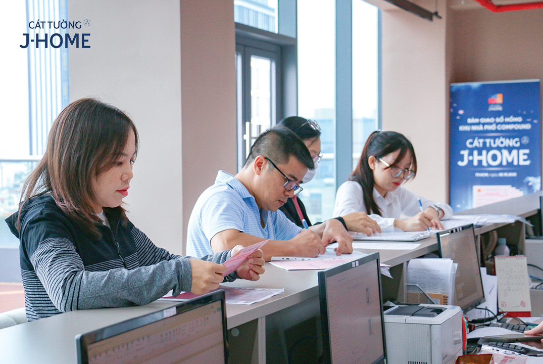 thủ tục nhận sổ hồng Cát Tường J-Home