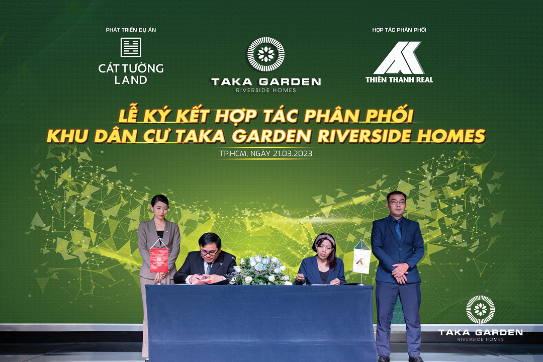 Ký kết phân phối Taka Garden với Thiên Thanh Real