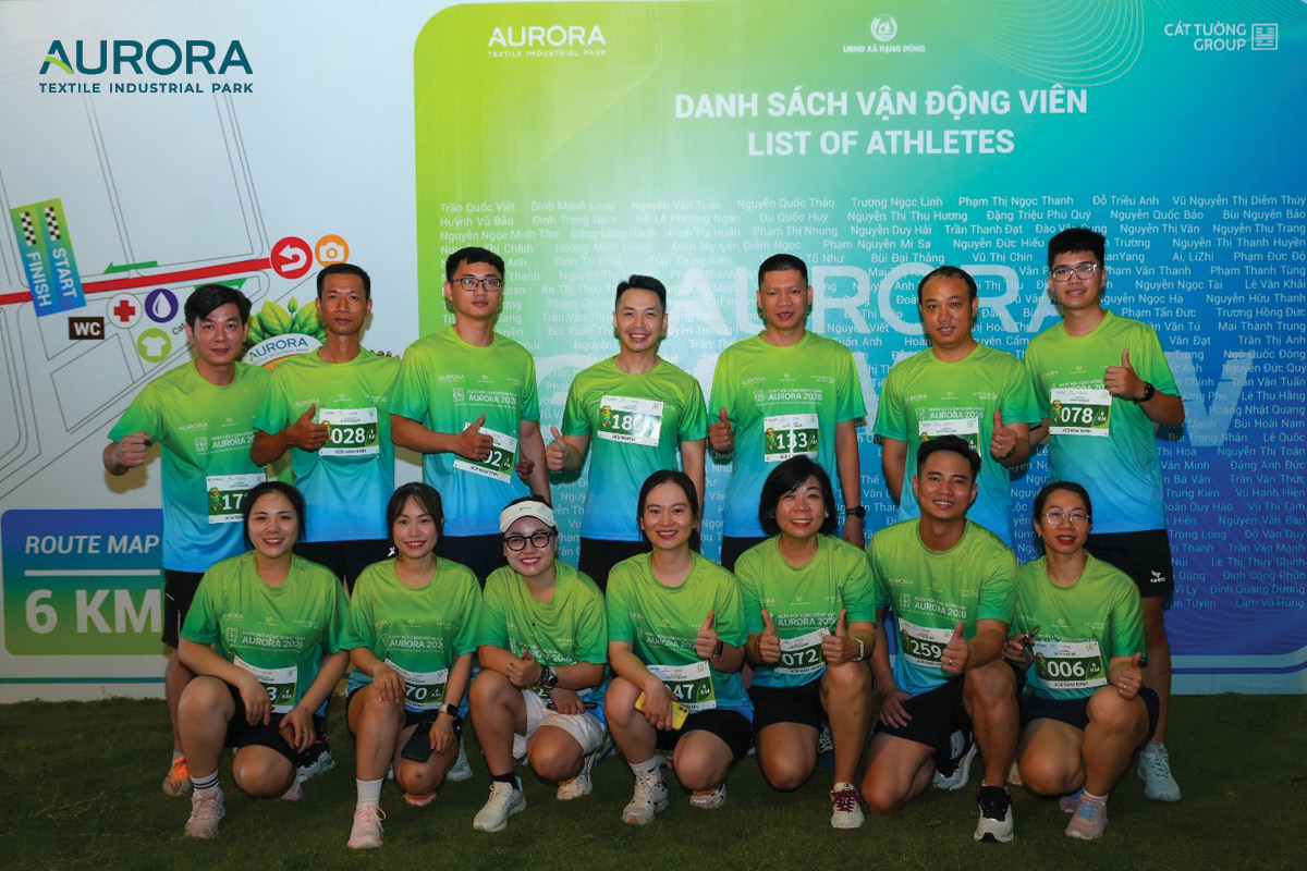 VDV tham gia Aurora Green Run 2026