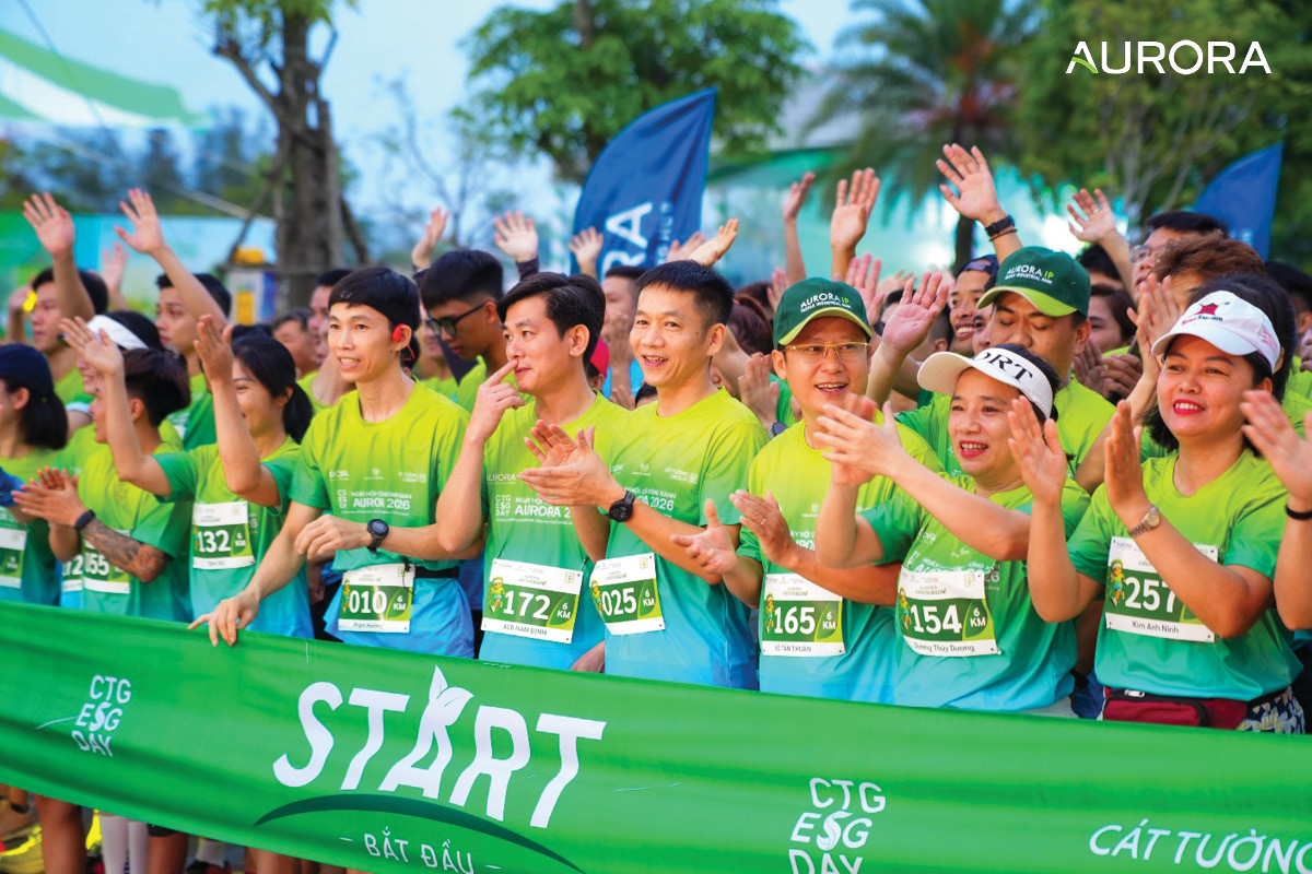 xuất phát Aurora Green Run
