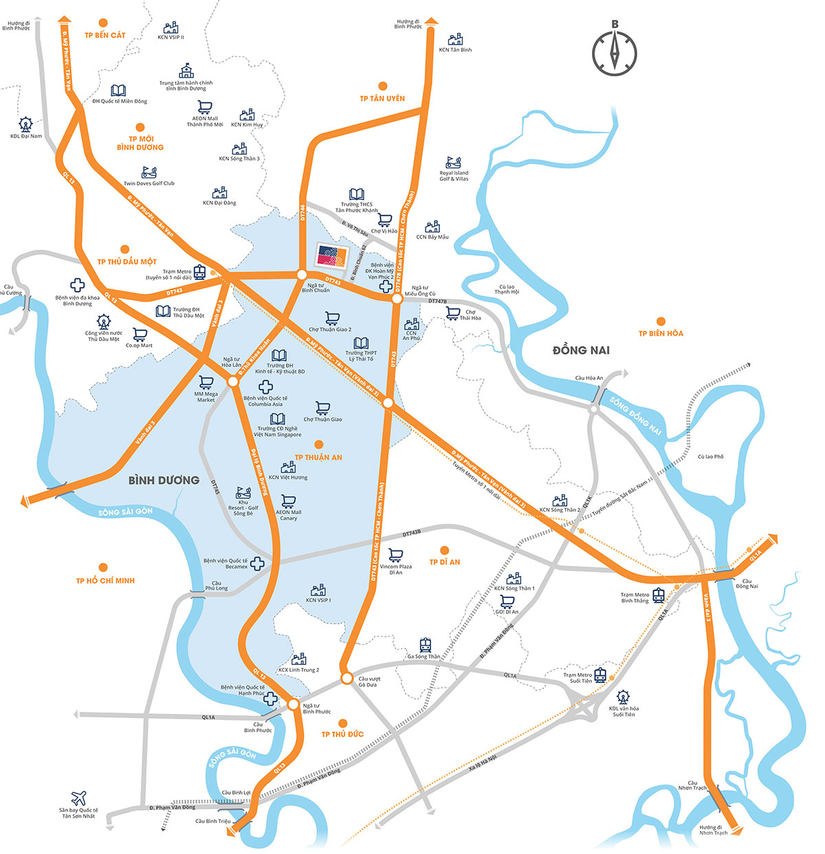 Vị trí Cát Tường J-Home